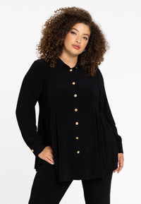 Blouse boxpleats DOLCE - black - #1