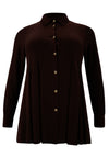Blouse boxpleats DOLCE - brown - #4