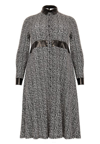 Dress waist tape NOVA - black - #4