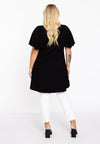 Tunic wide bottom FIORE - black - #3