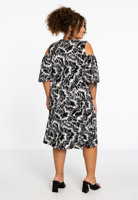 Jurk met cold shoulders ALICEDress cut out ALICE - black - #3