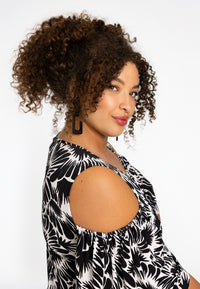 Jurk met cold shoulders ALICEDress cut out ALICE - black - #4