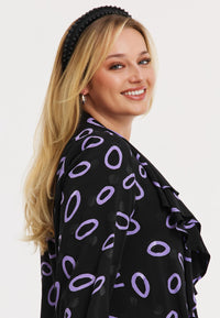 Headband pearls - black - #4