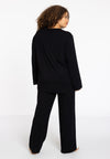 Oversized tee long sleeves LOUNGE - black - #3