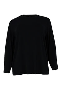Oversized tee long sleeves LOUNGE - black - #4