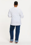 Chemisier à manches bouffantes COTTON STRETCHBlouse puff sleeve COTTON STRETCH - white - #3