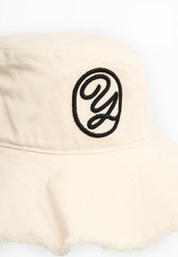 Chapeau bob avec logo YOEKBucket Hat Logo - ecru - #4