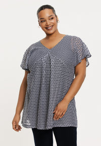 Tunic wide bottom RODI - blue - #1