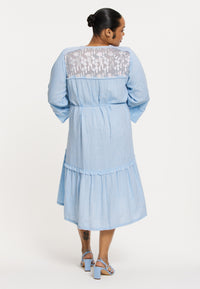 Dress glitter CHAMBRAY - light blue - #3