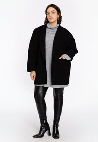 Coat with embellishments - black - #1