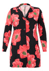 Long blazer PETALS - red - #4