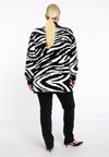 Long cardigan ZEBRA - black - #3
