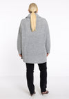 Pullover with turtleneck and strass - grey - #3