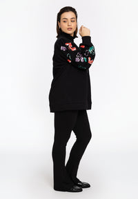 Jacket with embellishments - black - #5