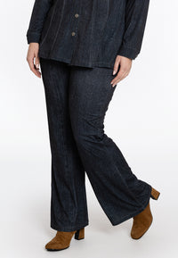 Trousers bootleg DENIM DOLCE - black - #1