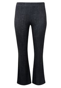 Trousers bootleg DENIM DOLCE - black - #3
