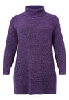 Turtleneck pullover - purple - #2