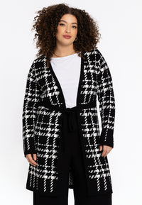 Cardigan CHECK - black - #1