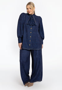 Marlene trousers DENIM DOLCE - blue - #4