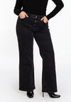 Jeans wide leg 5-pockets - black - #2