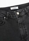 Jeans wide leg 5-pockets - black - #3