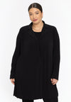A-line blazer DOLCE PLISSE - black
