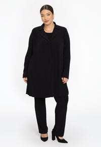 A-line blazer DOLCE PLISSE - black - #2