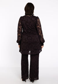 Blouse LACE - brown - #2