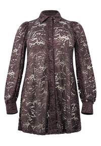 Blouse LACE - brown - #3