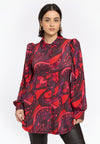 Blouse a-ligne gloria - Rouge