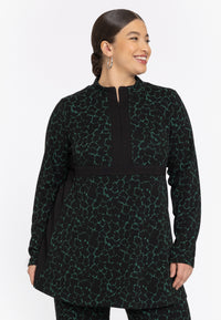 Tunique avec fermeture éclair MOORLANDTunic with zipper MOORLAND - green - #1