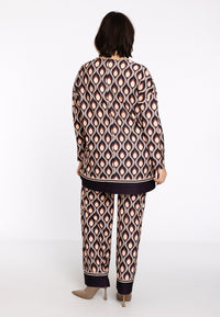 Tunic square GOCCIA - purple - #2