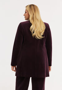 Blazer VELVET - dark red - #4