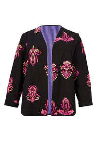 Jacket EMBROIDERY - black - #5