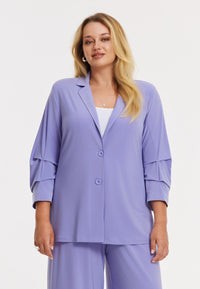 Blazer pleated sleeve DOLCE - light purple - #1