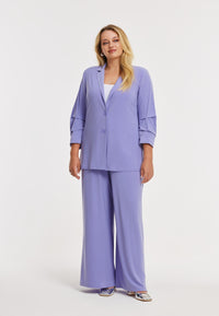 Blazer pleated sleeve DOLCE - light purple - #2