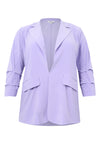 Blazer pleated sleeve DOLCE - light purple - #4
