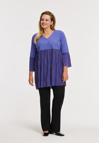 Tunic wide bottom ROMBO - light purple - #2