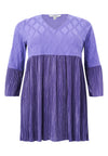 Tunic wide bottom ROMBO - light purple - #4