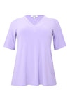 T-shirt A-line DOLCE - light purple - #5
