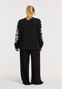 Blouse TWILL - black - #3