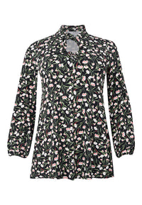 Tunic flare GAROFANI - black - #4