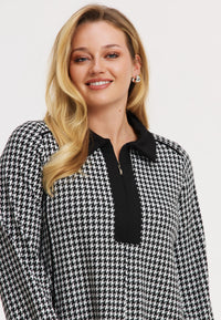 Tunic flare CHECK - black - #5