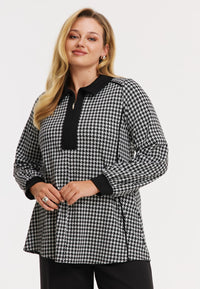 Tunic flare CHECK - black - #1