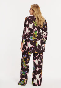 Trousers ELODEA - dark red - #2