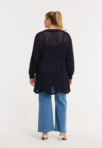 Pulllover polo AJOUR - blue - #3