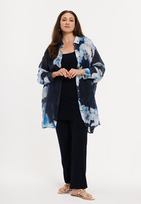 Blouse square ORCHID - blue - #4