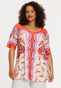 Tunic flare FLAMINGO - orange - #1