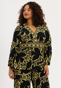 Tunic wrap PARADISE - yellow - #1