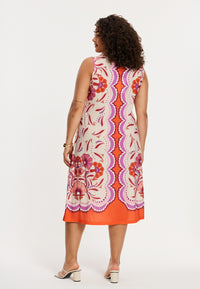 Dress sleeveless FLAMINGO - orange - #3